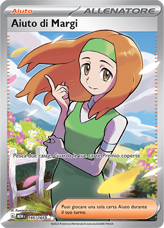 Aiuto di Margi 151 carta Pokémon italiana UR