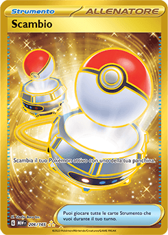 Scambio 151 carta Pokémon italiana HR