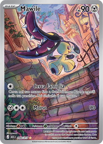 Mawile Ascesa Eroica carta Pokémon italiana IR
