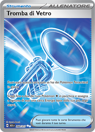Tromba di Vetro Ascesa Eroica carta Pokémon italiana UR