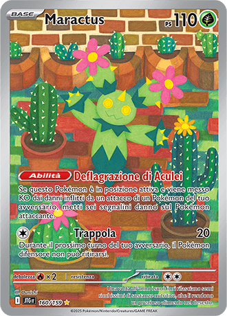 Maractus Avventure Insieme carta Pokémon italiana IR