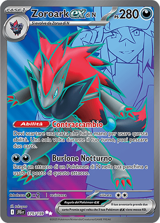 Zoroark ex di N Avventure Insieme carta Pokémon italiana UR