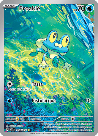 Froakie Caos Nascente carta Pokémon italiana IR
