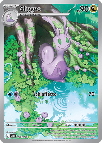 Sliggoo Caos Nascente carta Pokémon italiana IR