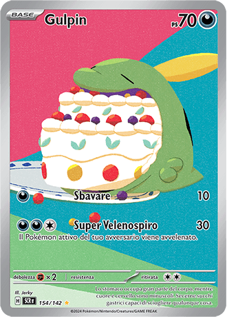 Gulpin Corona Astrale carta Pokémon italiana IR