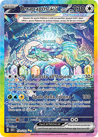 Terapagos ex Corona Astrale carta Pokémon italiana SIR