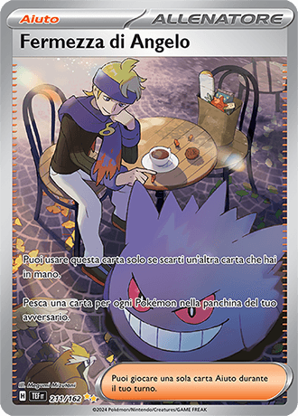 Fermezza di Angelo Cronoforze carta Pokémon italiana SIR