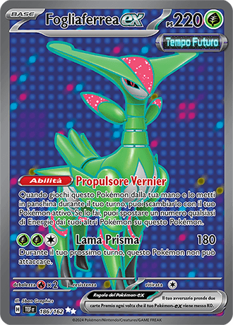 Fogliaferrea ex Cronoforze carta Pokémon italiana UR