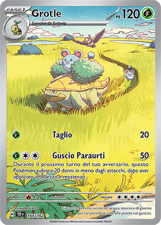 Grotle Cronoforze carta Pokémon italiana IR