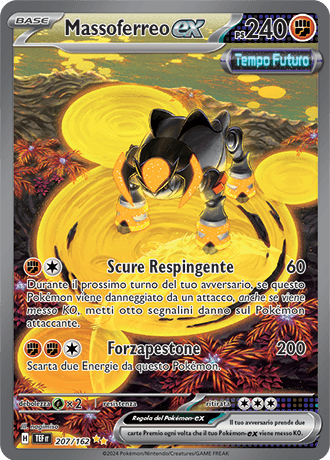 Massoferreo ex Cronoforze carta Pokémon italiana SIR