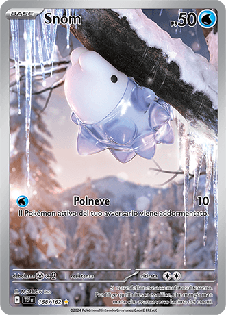 Snom Cronoforze carta Pokémon italiana IR