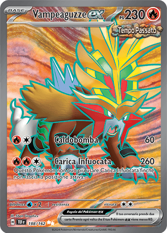 Vampeaguzze ex Cronoforze carta Pokémon italiana UR