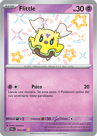 Flittle Destino di Paldea carta Pokémon italiana SSB
