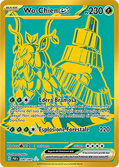 Wo-Chien ex Destino di Paldea carta Pokémon italiana HR