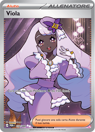 Viola Equilibrio Perfetto carta Pokémon italiana UR