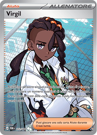 Virgil Equilibrio Perfetto carta Pokémon italiana UR