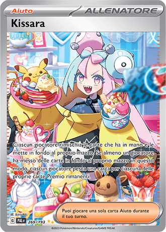Kissara Evoluzioni a Paldea carta Pokémon italiana SIR