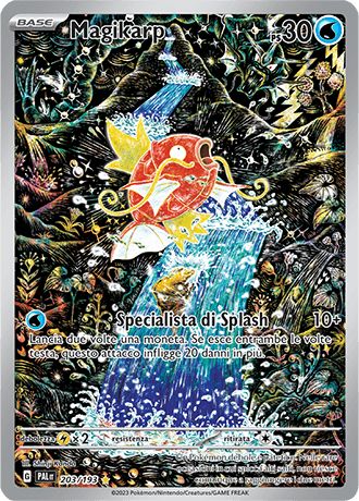 Magikarp Evoluzioni a Paldea carta Pokémon italiana IR
