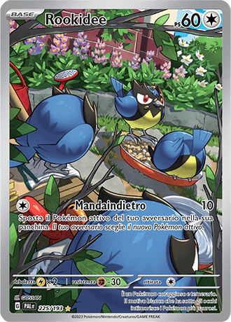 Rookidee Evoluzioni a Paldea carta Pokémon italiana IR