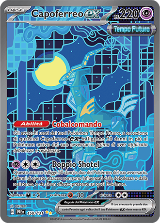 Capoferreo ex Evoluzioni Prismatiche carta Pokémon italiana SIR