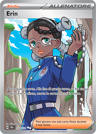 Erin Evoluzioni Prismatiche carta Pokémon italiana UR