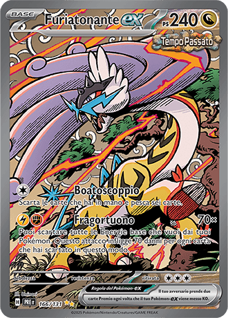 Furiatonante ex Evoluzioni Prismatiche carta Pokémon italiana SIR