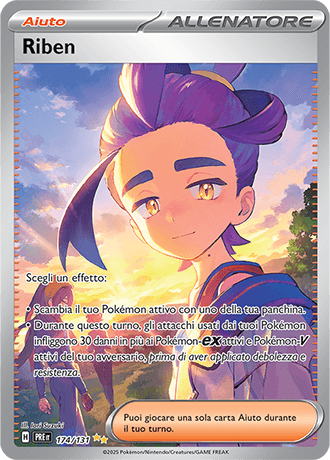 Riben Evoluzioni Prismatiche carta Pokémon italiana SIR