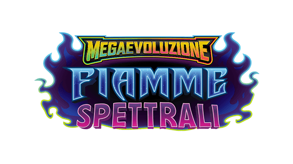 Fiamme Spettrali logo espansione carte Pokémon italiane