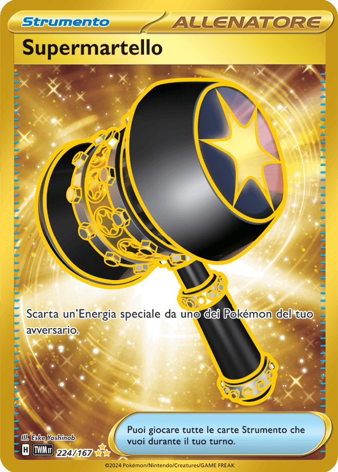 Supermartello Crepuscolo Mascherato carta Pokémon italiana HR