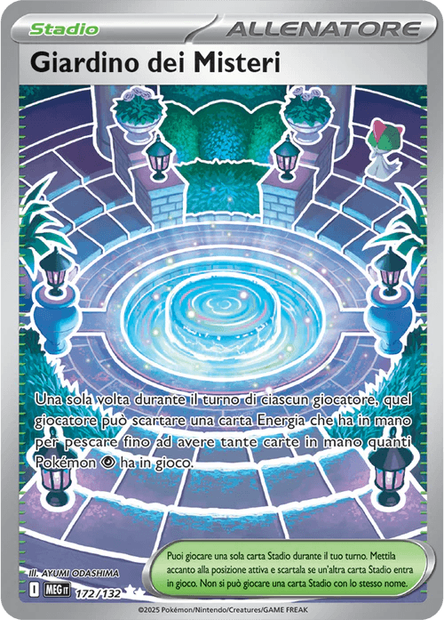 Giardino dei Misteri Mega Evoluzione carta Pokémon italiana UR