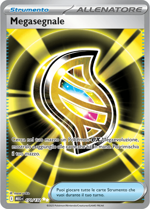 Megasegnale Mega Evoluzione carta Pokémon italiana UR