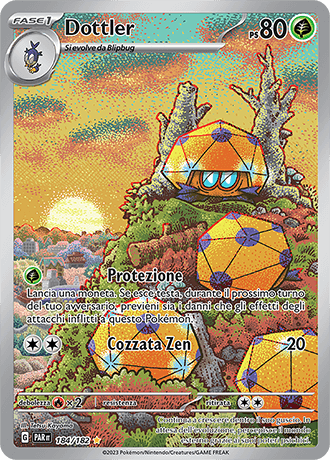 Dottler Paradosso Temporale carta Pokémon italiana IR