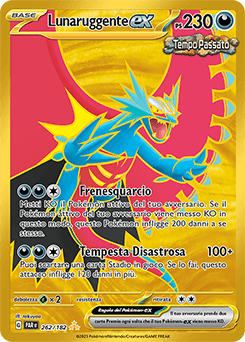 Lunaruggente ex Paradosso Temporale carta Pokémon italiana HR
