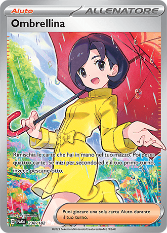 Ombrellina Paradosso Temporale carta Pokémon italiana UR