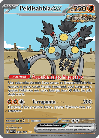 Peldisabbia ex Paradosso Temporale carta Pokémon italiana SIR