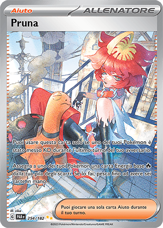 Pruna Paradosso Temporale carta Pokémon italiana SIR