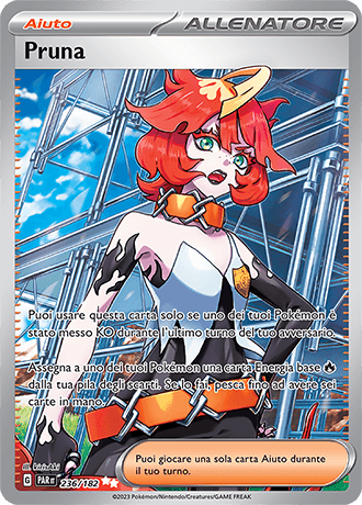 Pruna Paradosso Temporale carta Pokémon italiana UR