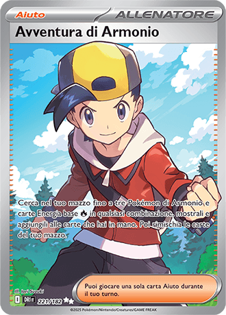 Avventura di Armonio Rivali Predestinati carta Pokémon italiana UR