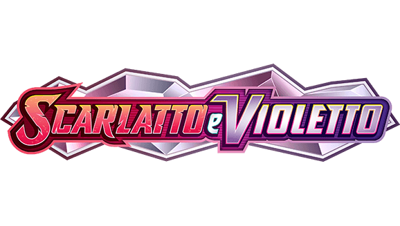 Scarlatto e Violetto logo espansione carte Pokémon italiane