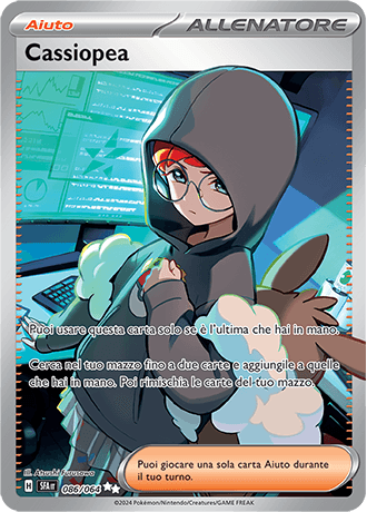 Cassiopea Segreto Fiabesco carta Pokémon italiana UR