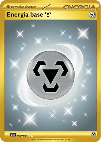 Energia base Metallo Segreto Fiabesco carta Pokémon italiana HR