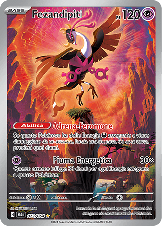 Fezandipiti Segreto Fiabesco carta Pokémon italiana IR