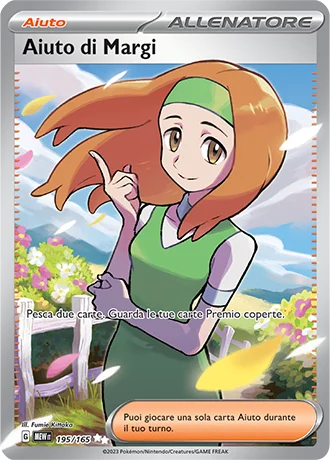 Aiuto di Margi 151 carta Pokémon italiana