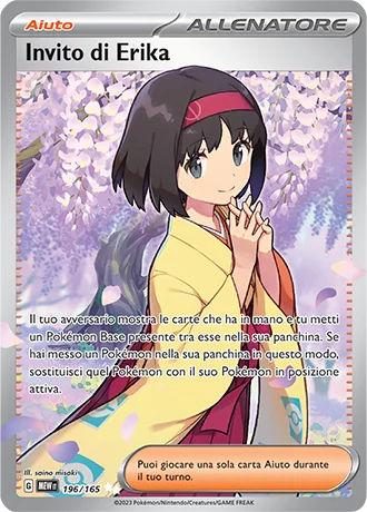 Invito di Erika 151 carta Pokémon italiana UR