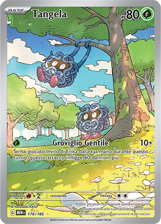 Tangela 151 carta Pokémon italiana IR