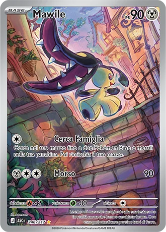 Mawile Ascesa Eroica carta Pokémon italiana IR