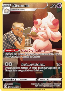Alcremie Astri Lucenti carta Pokémon italiana TG
