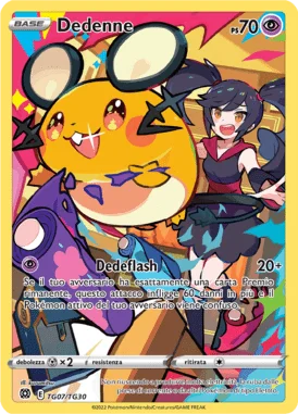 Dedenne Astri Lucenti carta Pokémon italiana TG
