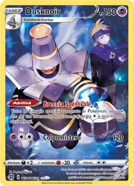 Dusknoir Astri Lucenti carta Pokémon italiana TG