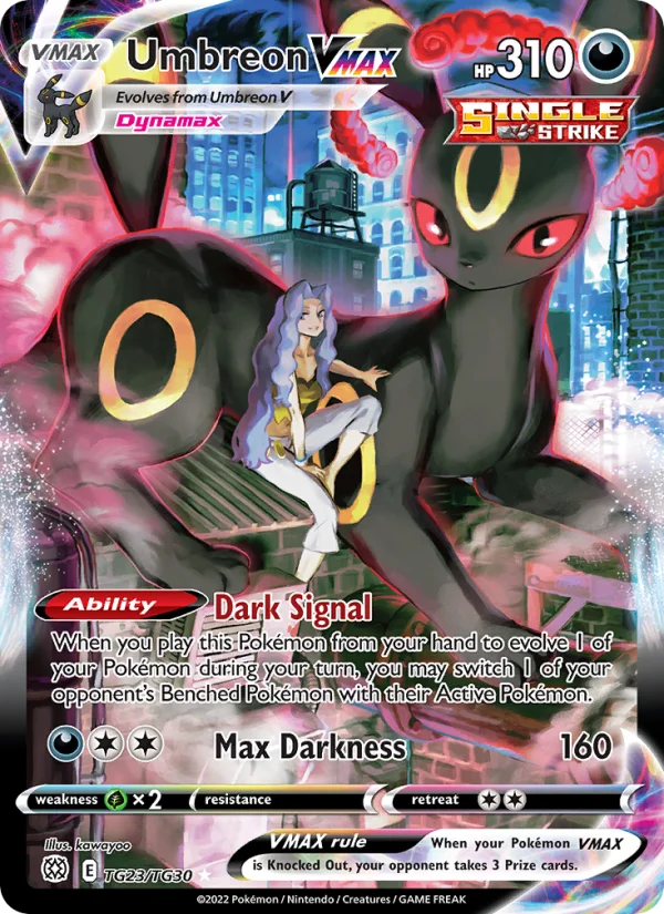 Umbreon VMAX Astri Lucenti carta Pokémon italiana
